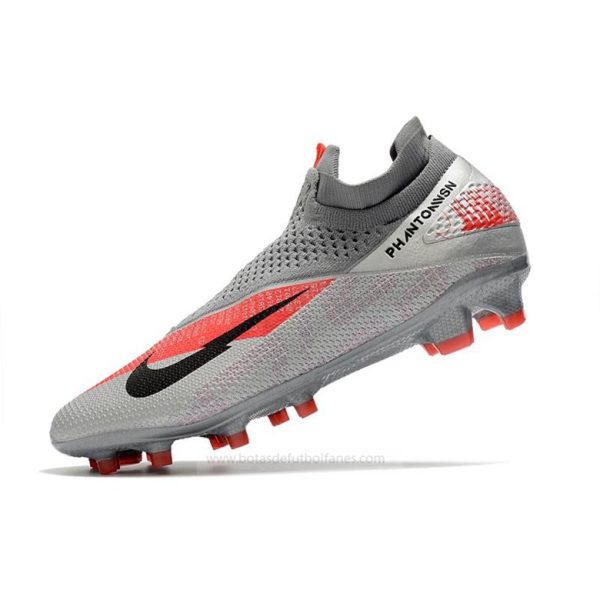 Nike Phantom Vision Elite Dynamic Fit FG Barrio Plata Negro Gris